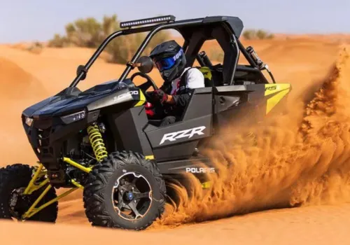 Polaris RZR Buggy in Dubai Desert